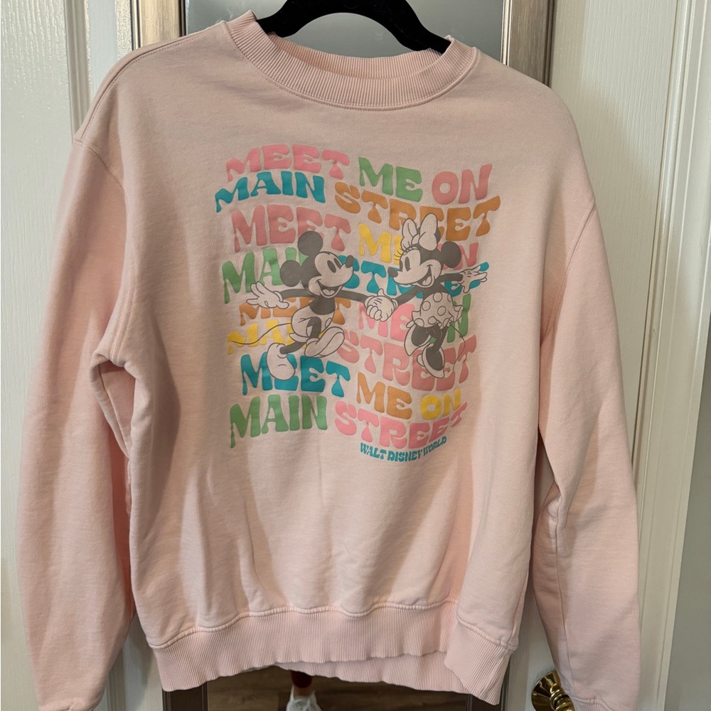 2025 Disney Parks Meet Me on Main Street Sweatshirt - Adult M